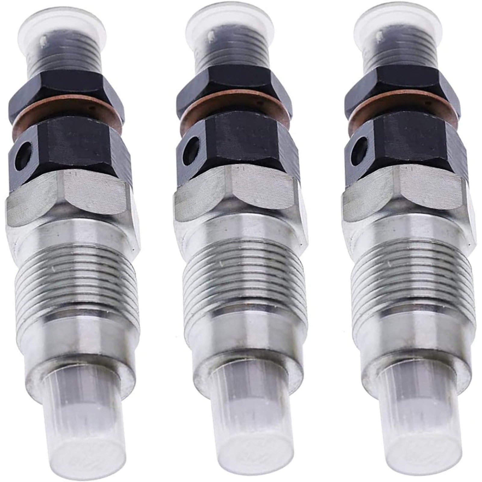 3pcs Fuel Injectors 16001-53000 For Kubota GR2120-2 GR2120B-2 GR2110 GR2120
