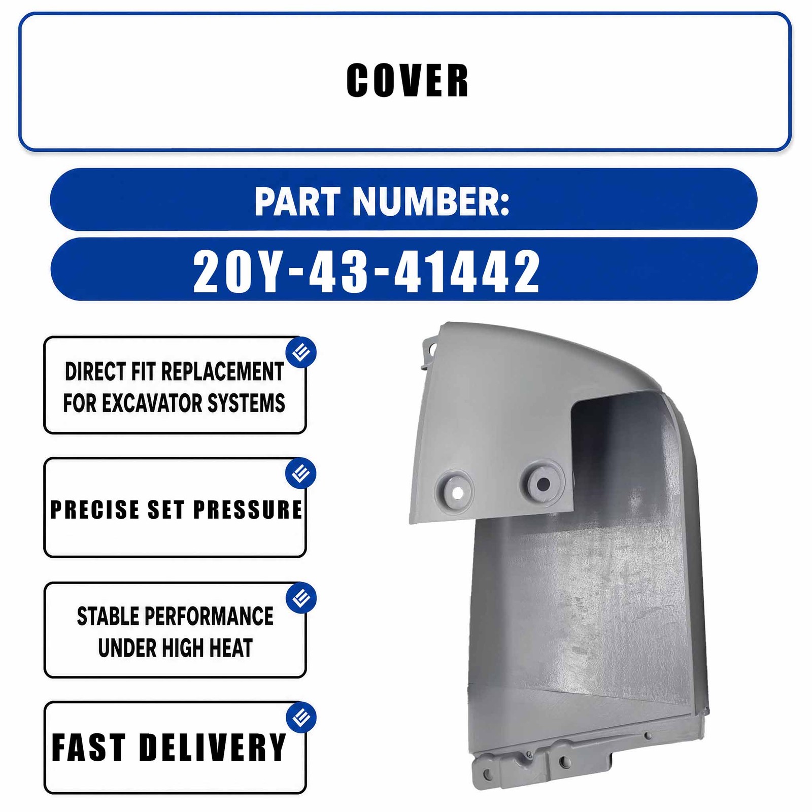 20Y4341442 Cover For Komatsu PC300LC-8 PC300HD-8 PC350-8 PC400-8 PC450-8