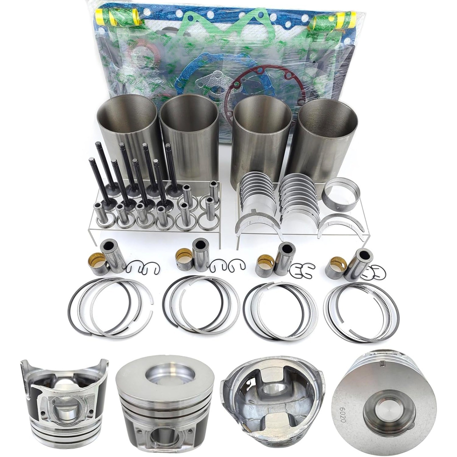 Overhaul Rebuild Kit For Isuzu 4LE2 Engine For Hitachi EX70-3 ZX75US-3