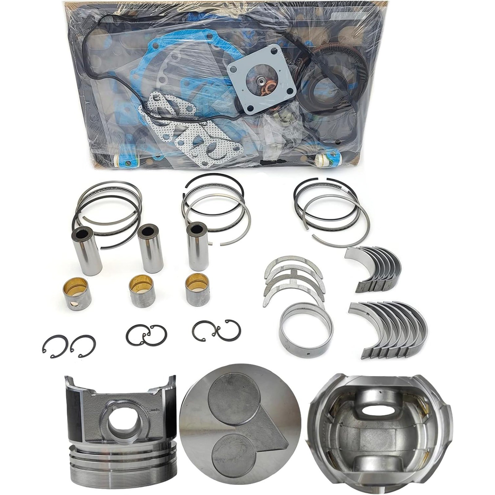 D1703 Overhaul Rebuild Kit (No cylinder liner and valve) for Kubota D1703 Engine