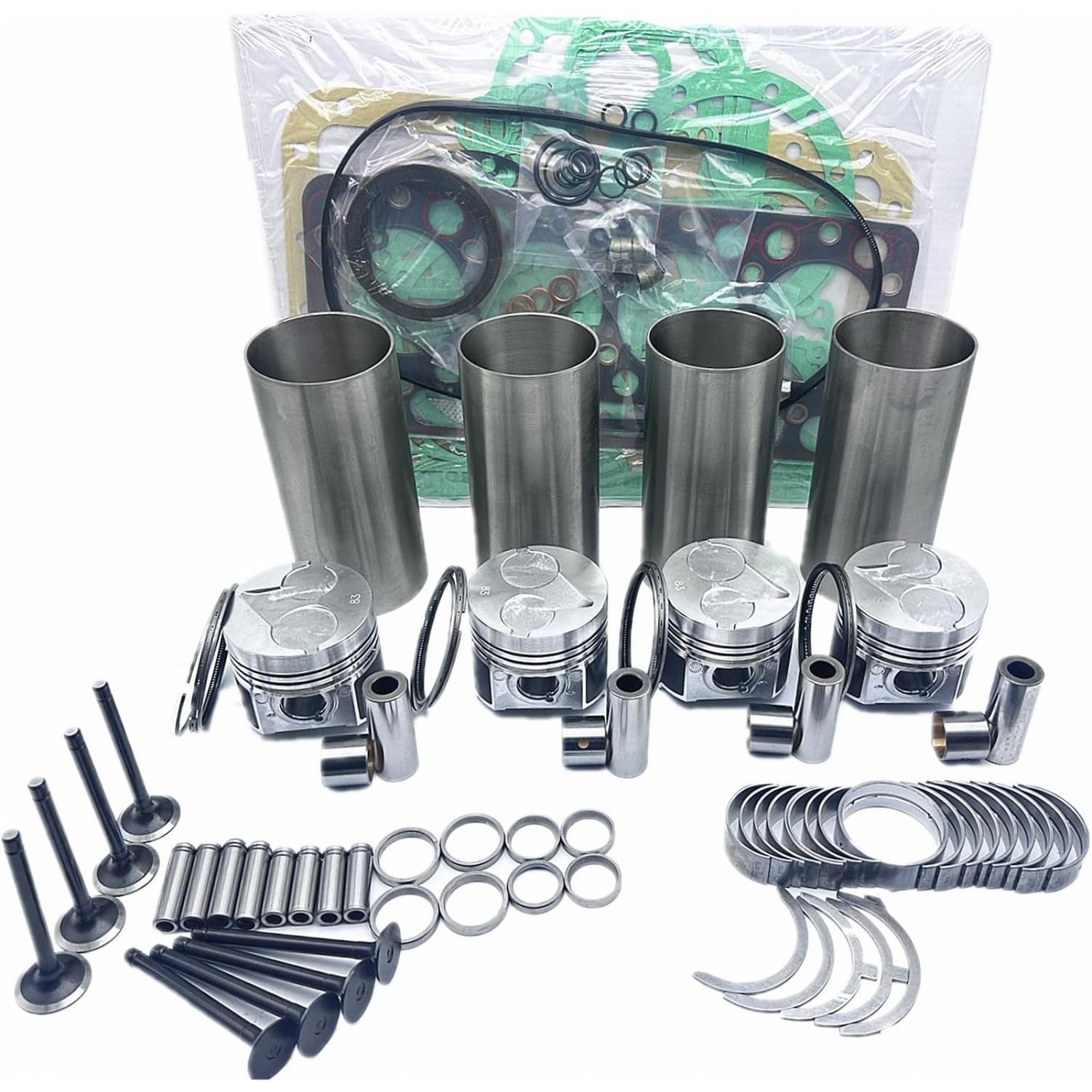 V2607 Overhaul Rebuild Kit For Kubota V2607 V2607T Engine Piston 1J751-21113