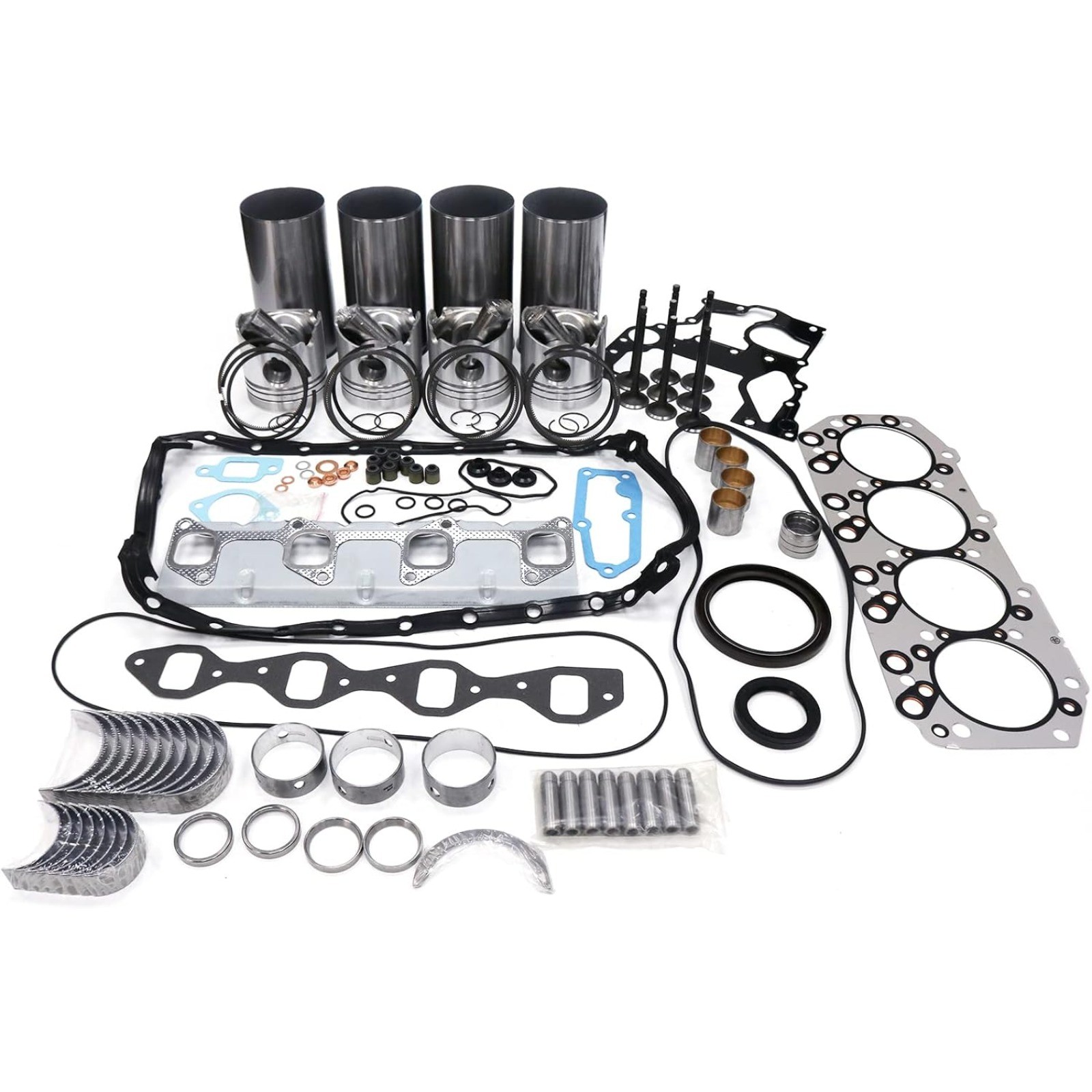 4JB1 Overhaul Rebuild Kit for Isuzu Engine 4JB1 2.8L for Bobcat 843 853 Loader