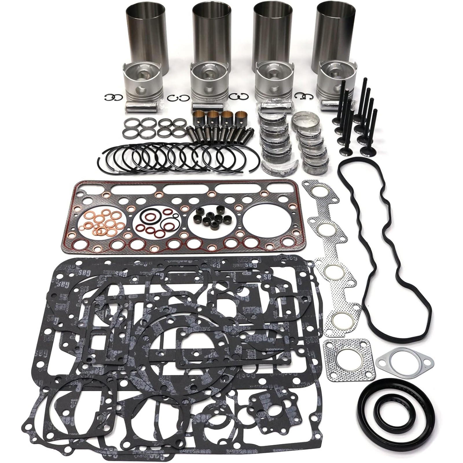 STD V1702 Overhaul Rebuild Kit For Bobcat 743 733 For Kubota V1702 V1702B Engine