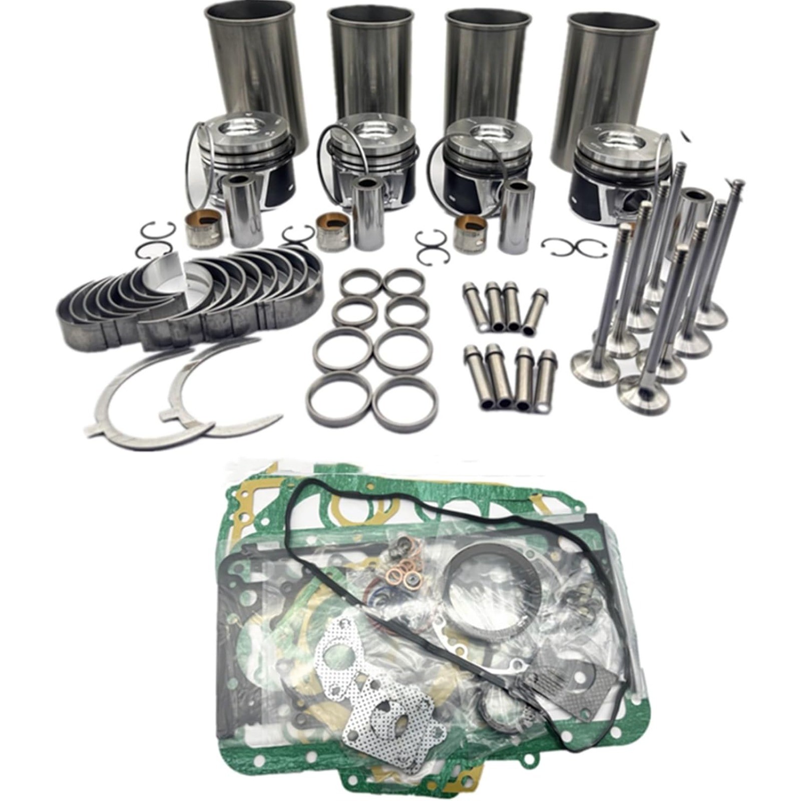 E2172 Overhaul Rebuild Kit with Piston For Cummins B3.3 Engine Excavator Loader