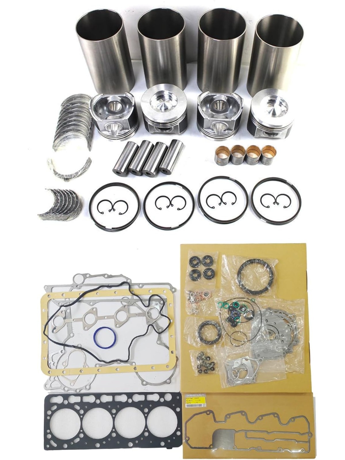 V3800-CR V3800 Overhaul Rebuild Kit Compatible with Kubota V3800-CR Engine