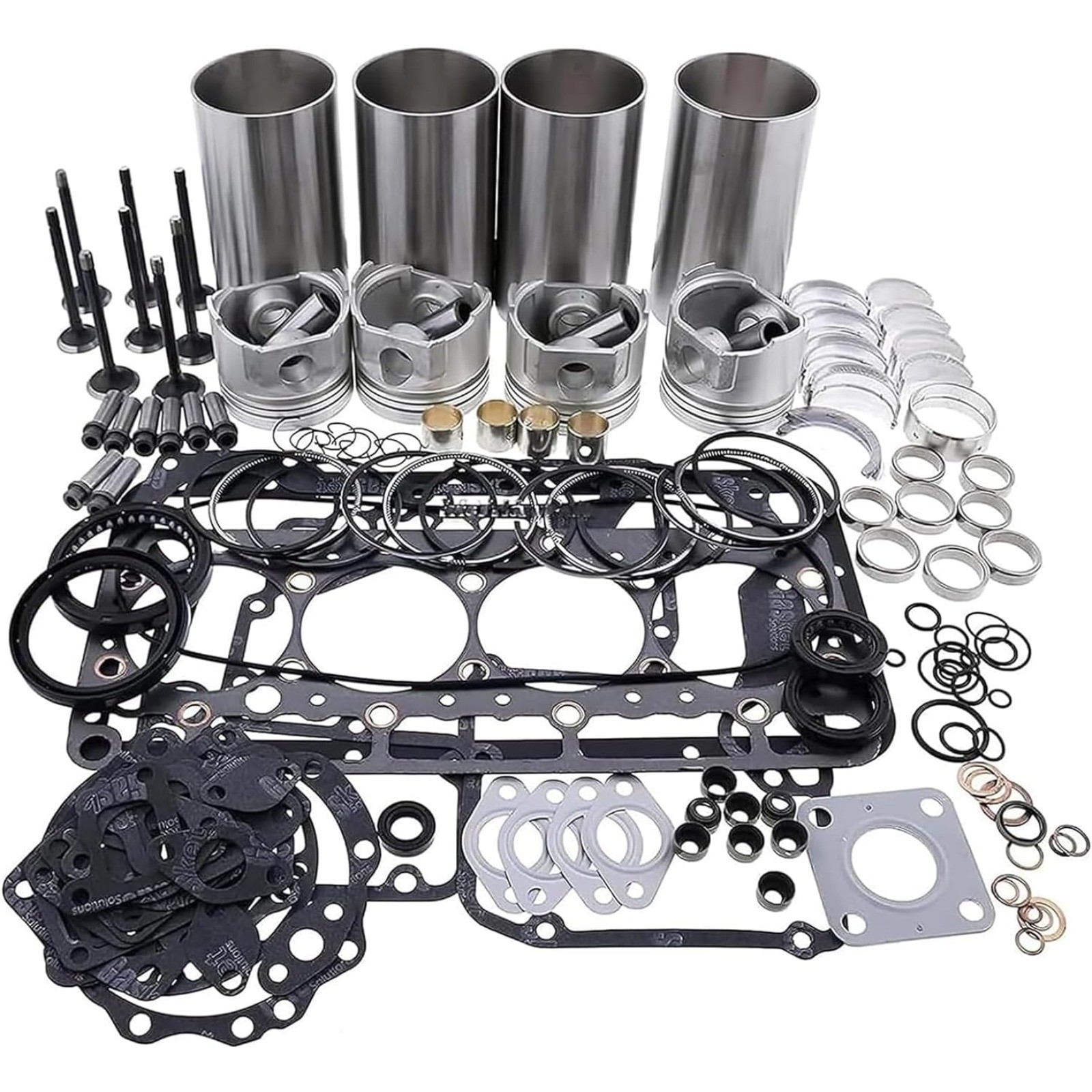 D24 Overhaul Rebuild Kit for Doosan Daewoo Engine D24 D24NAP Bobcat S450 S510