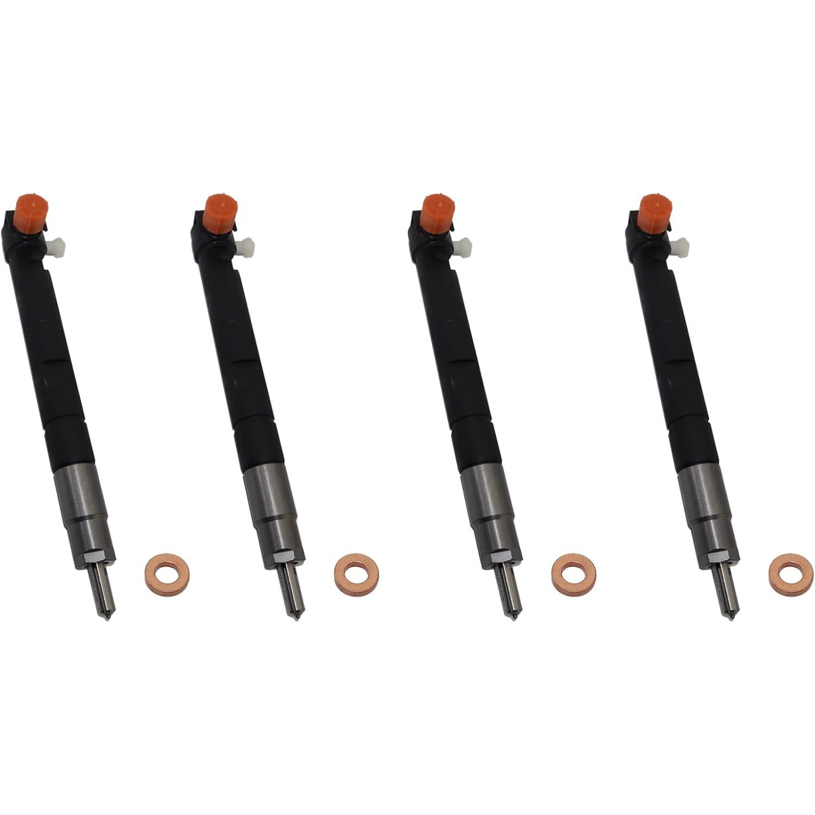 4PCS Fuel Injectors 40090300074C For Doosan D18 D24 Engine For Bobcat