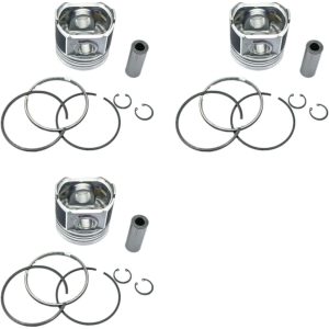 3PCS STD Piston Ring Kit Set 82mm 15201-21110 For Kubota V1702 V1702B Engine