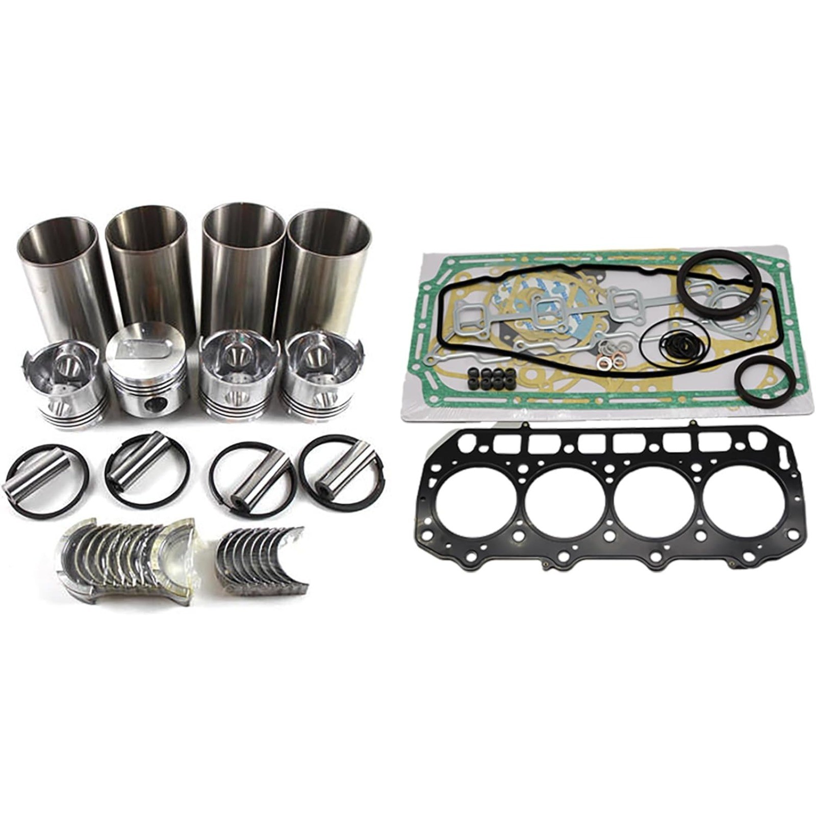 4TNE98 Overhaul Rebuild Kit For Yanmar 4TNE98-TL 4TNE98-TBL 4TNE98-G1A Engine