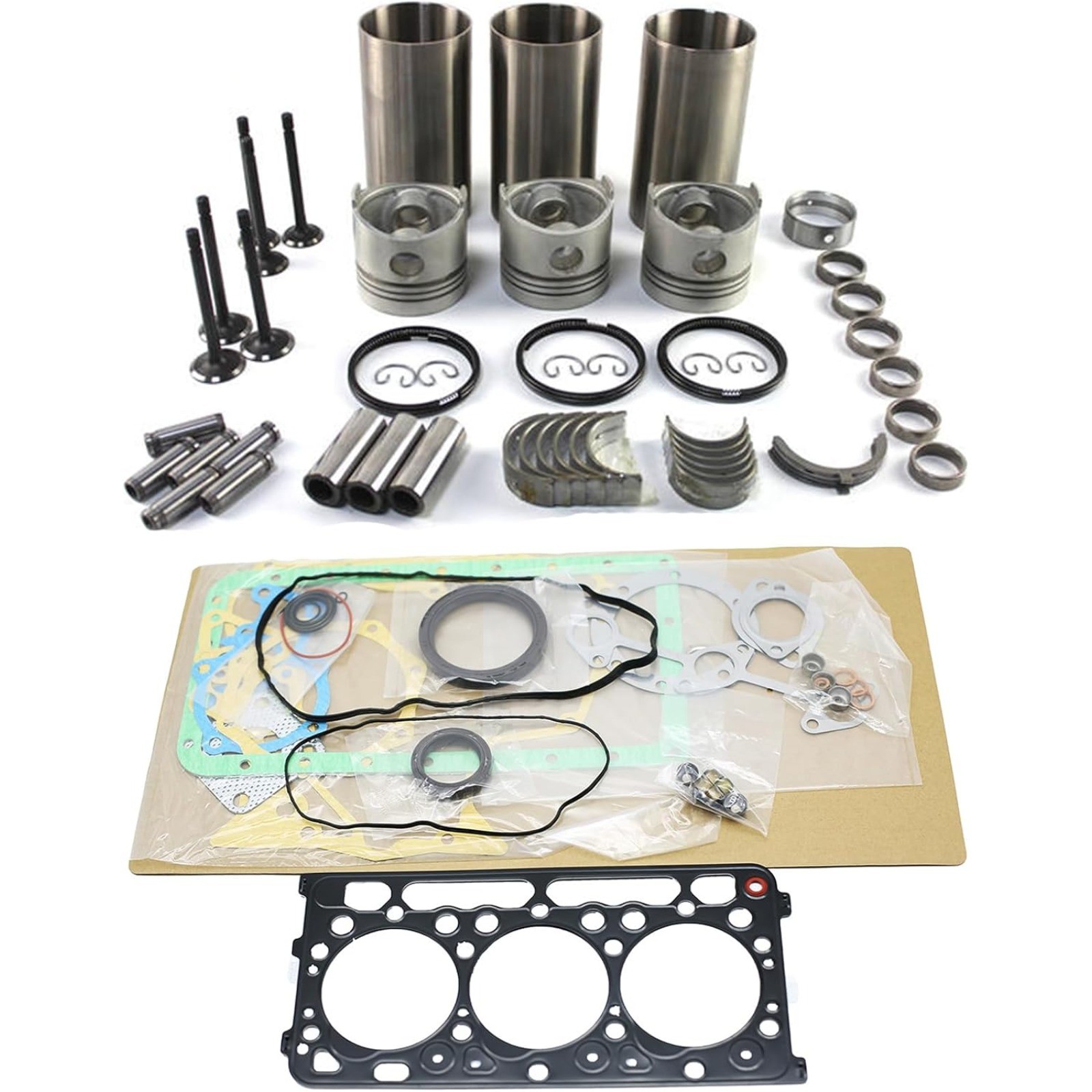 D902 Overhaul Rebuild Kit Compatible with Kubota D902 Engine