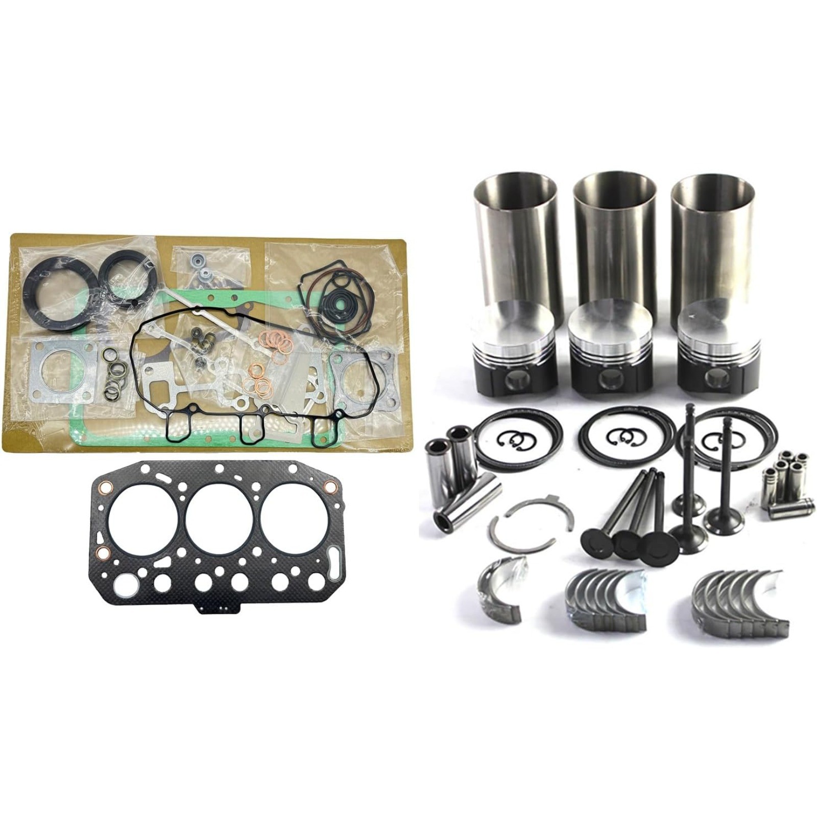 Overhaul Rebuild Kit For Yanmar 3TNV84 3TNV84T Engine Piston 129508-22080