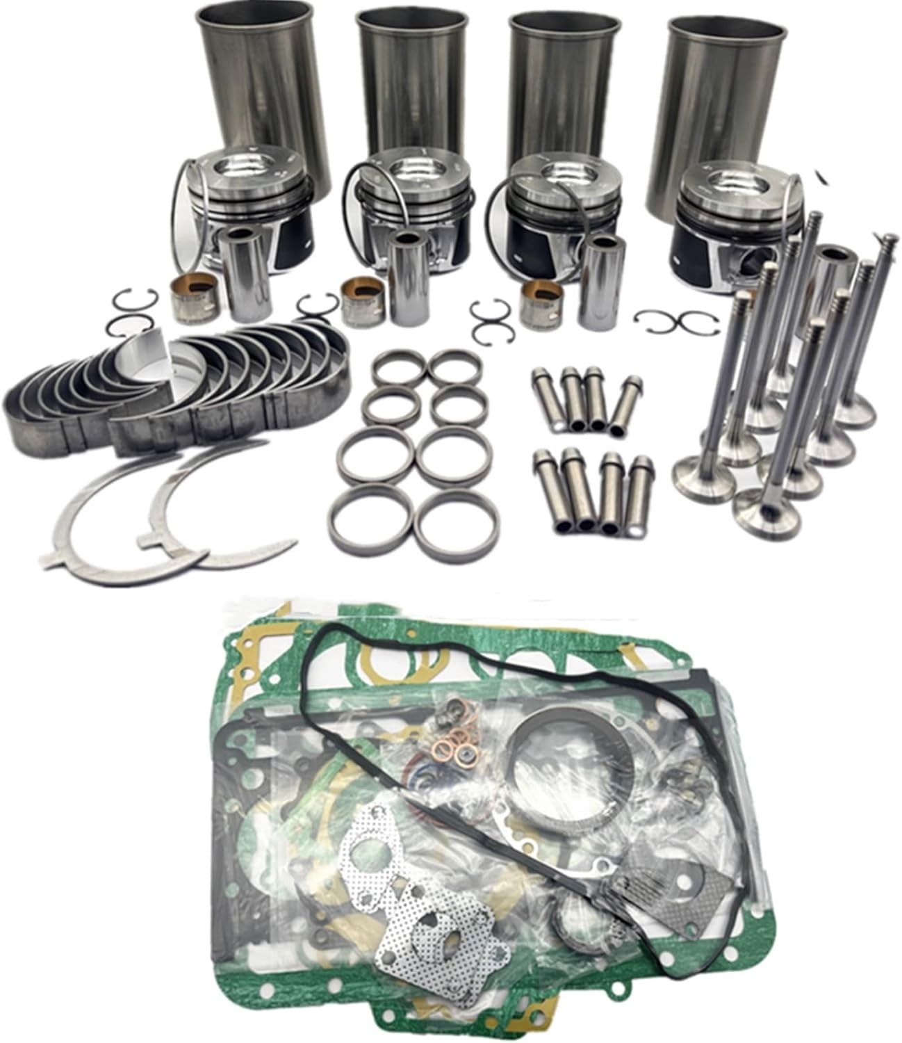 E2172 Overhaul Rebuild Kit with Piston Fits for Cummins B3.3 Engine