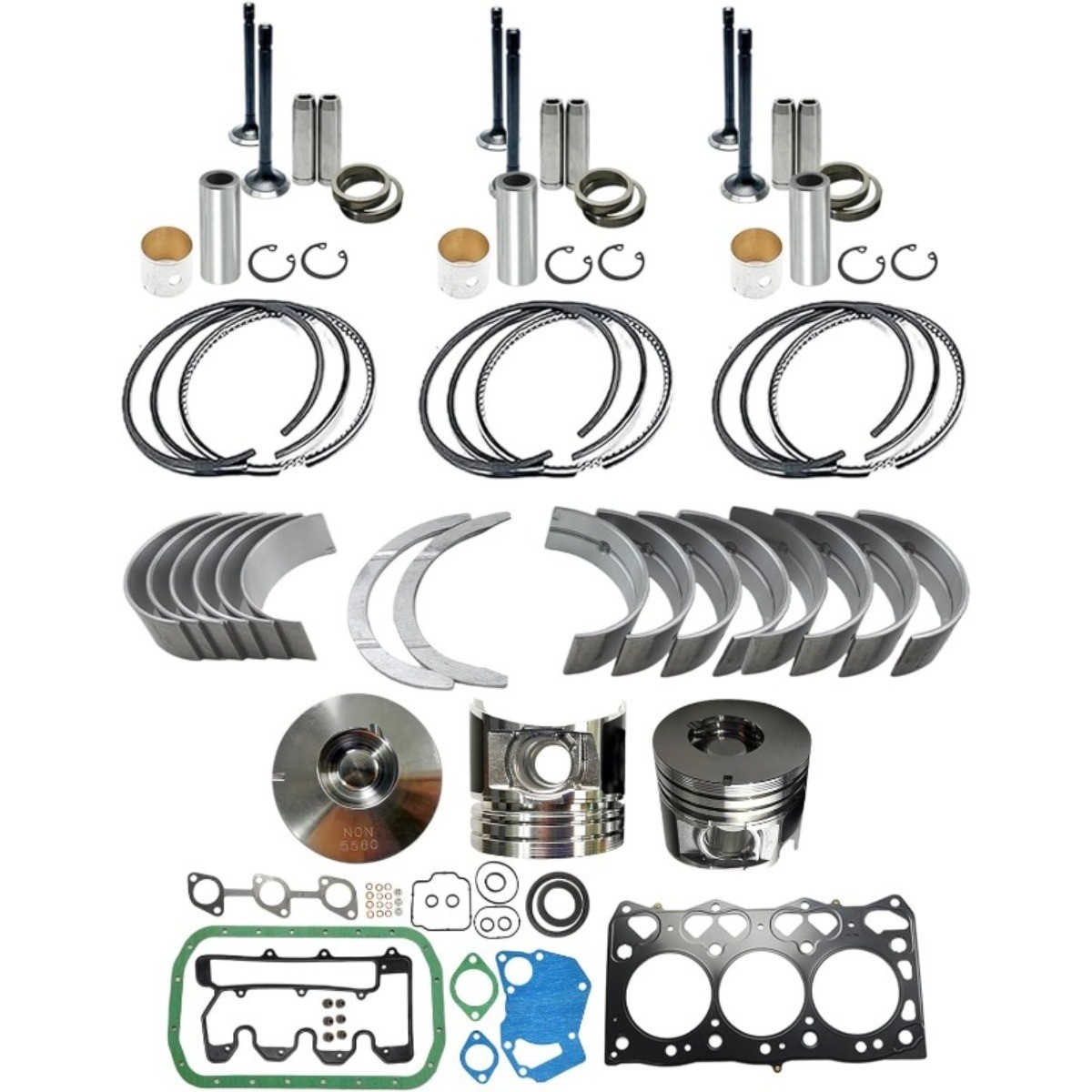 Overhaul Rebuild Kit No Cylinder Liner 3ld2 For Isuzu Engine