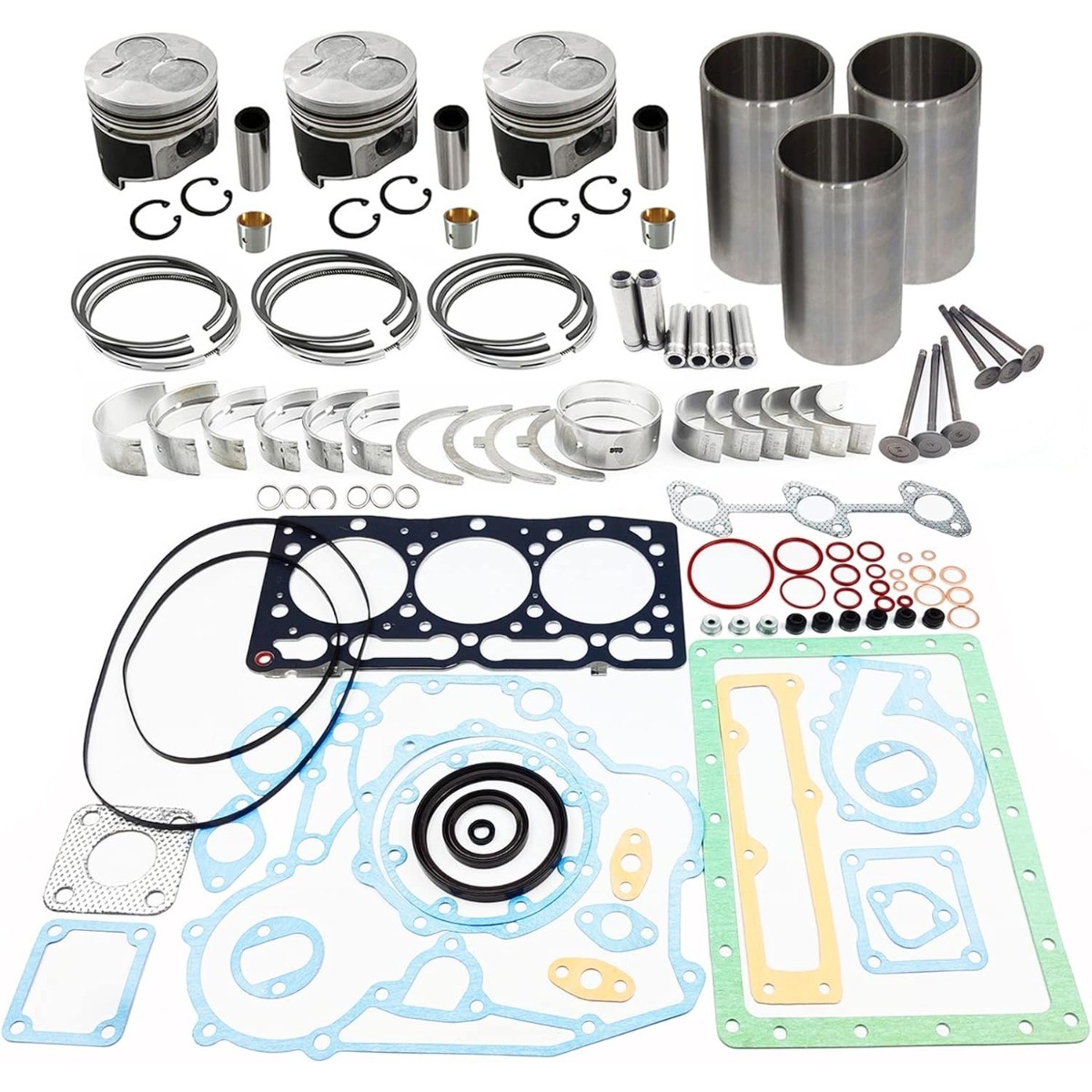 Overhaul Rebuild Kit For Kubota D1105 Engine KX41 KX36-2 KX41-2 U25S Excavator
