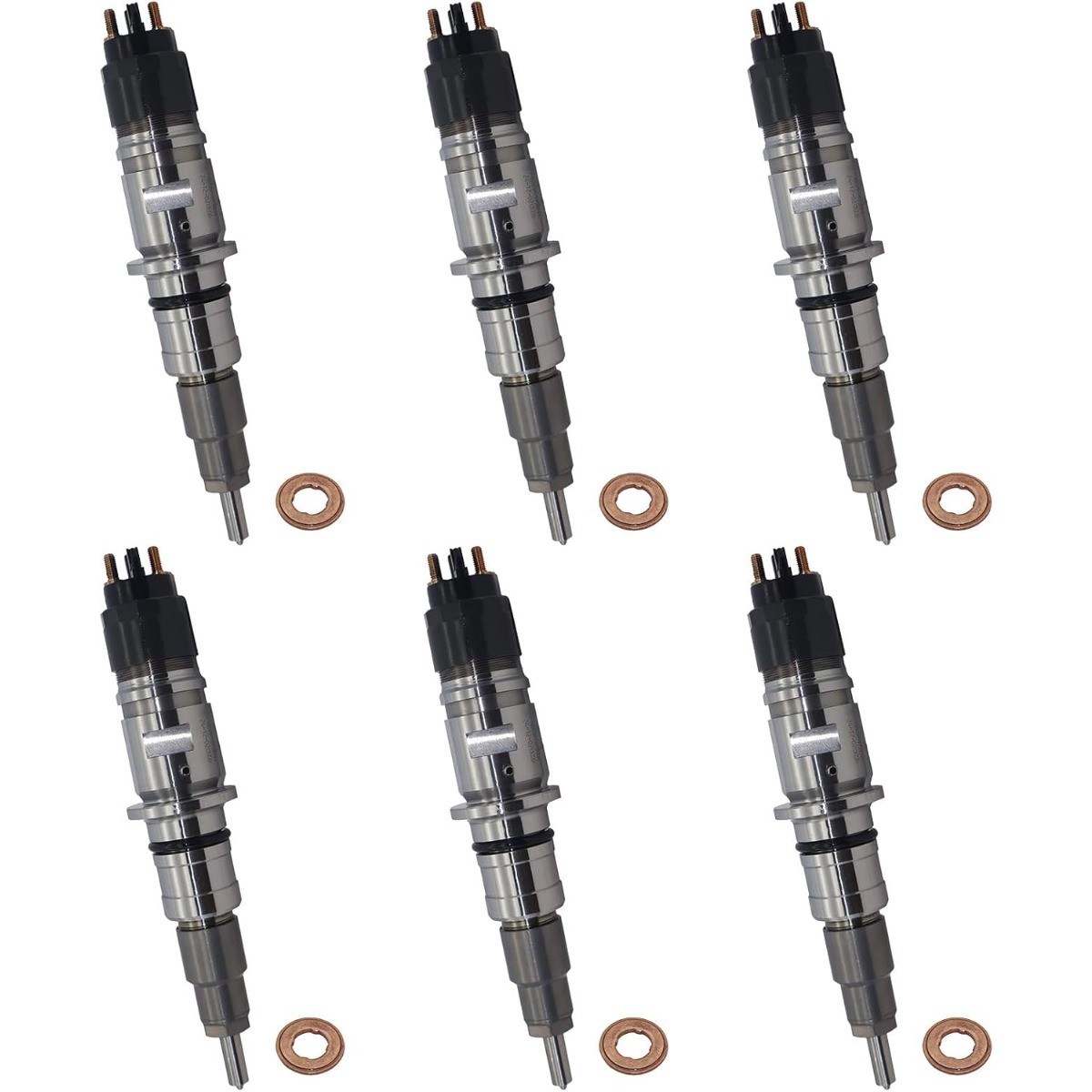 6PCS Fuel Injector R8333562AA Fits for Cummins ISB 6.7L
