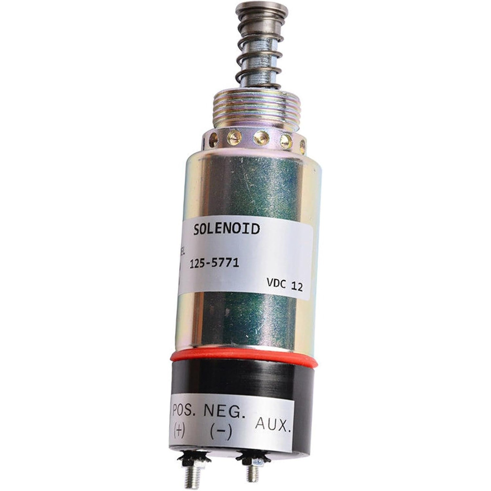 12V Fuel Shut Off Solenoid Valve 125-5771 For Caterpillar CAT 3114 3116 Engine