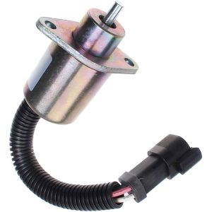 12V Fuel Shut Off Solenoid Valve 153-0564 For Caterpillar CAT Skid Steer Loader