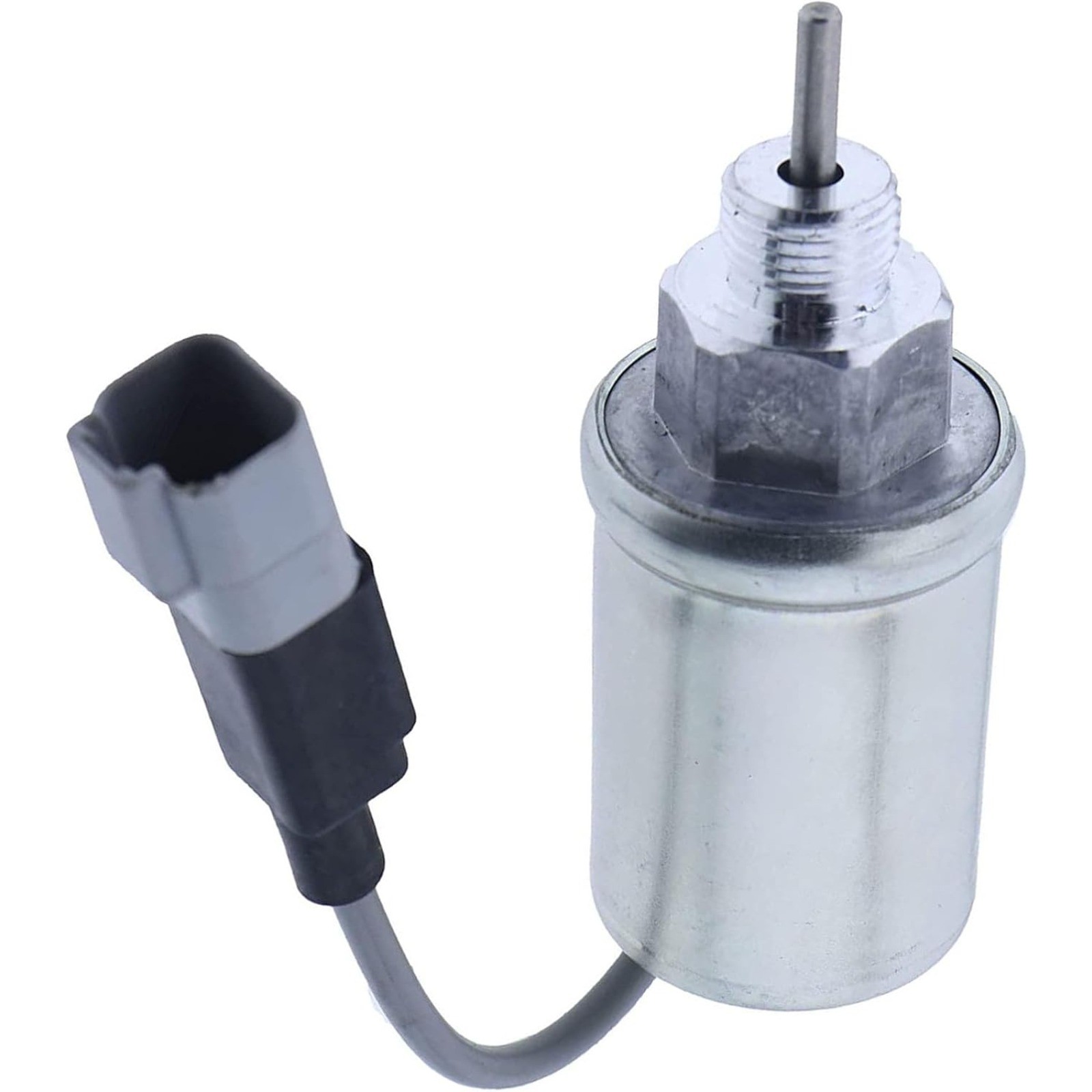 12V Fuel Shut Off Solenoid Valve 3244598 For Caterpillar CAT C1.5 Engine