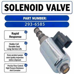 3137668 24V Solenoid valve For CAT Engine C9.3 C11 C13 C18 3516 C175 C27 C6.6