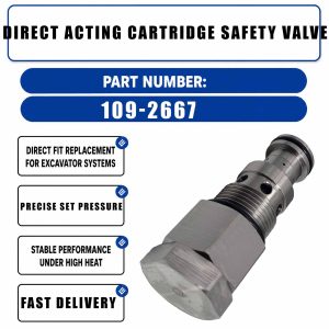 Direct Acting Cartridge Safety Valve 109-2667 For CAT LCR 330C L 325C 323D2 L