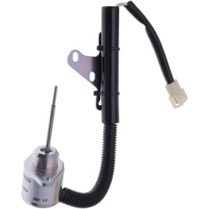 12V Fuel Shutoff Solenoid K008-5 KX018-4 KX41-3 For Kubota D722 D782 D902 Engine
