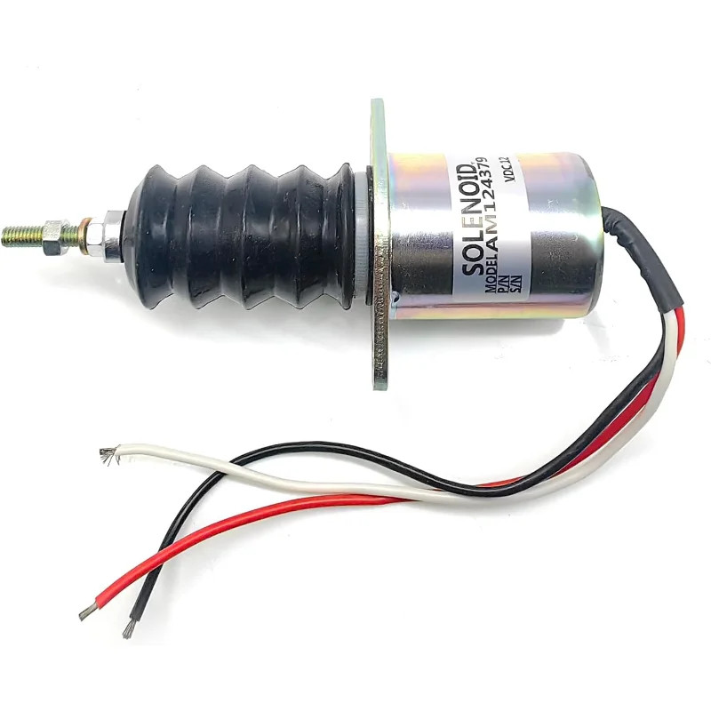 Fuel ShutOff Solenoid AM124382 For John Deere 415 455 F925 F935 544G 332 430