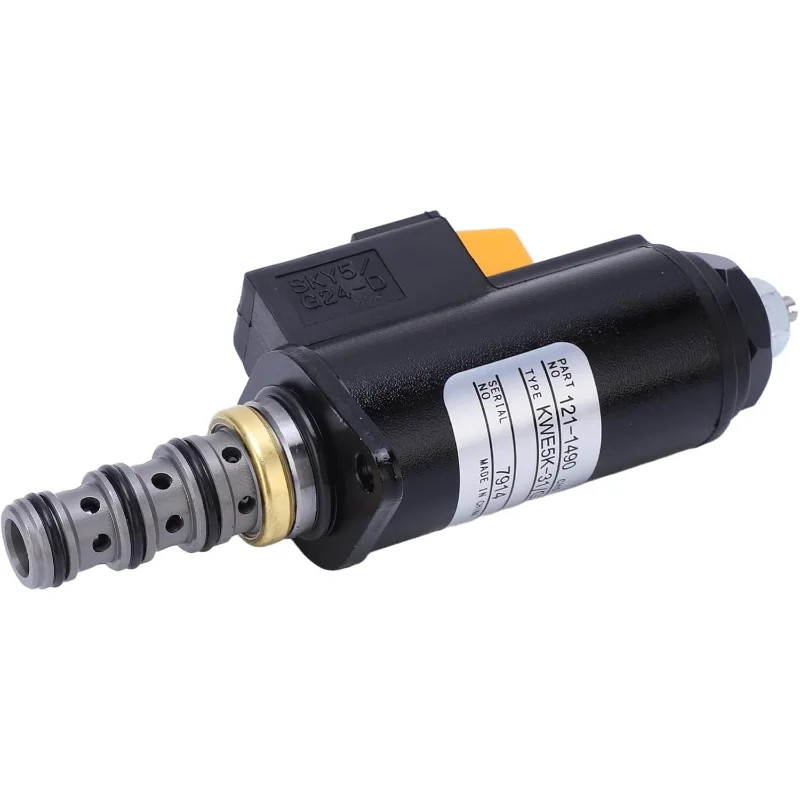 Hydraulic Pump Solenoid Valve SKY5P-12-D 121-1490 For Caterpillar E320C E320D
