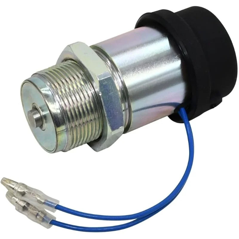 12V Fuel Shutoff Solenoid Valve 195-8411 For Caterpillar Mini Excavator