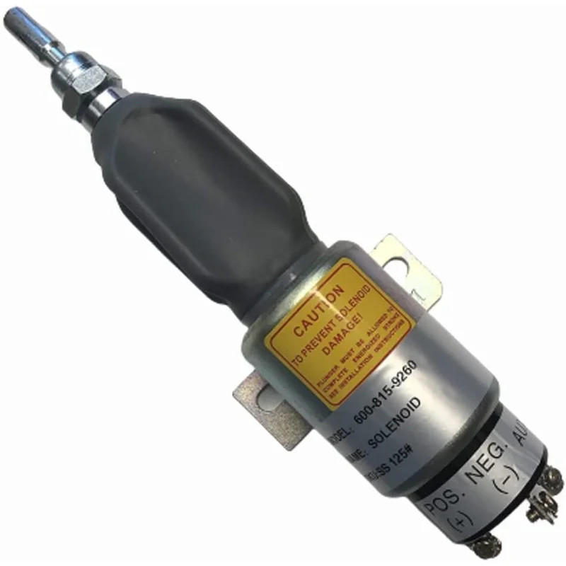 24V Stop Solenoid Fuel Shutoff Solenoid Valve 6008159260 For Komatsu PC128US-2