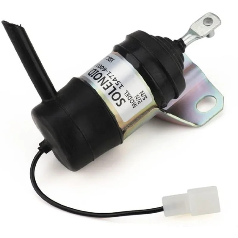 Stop Solenoid Fuel Shutoff Solenoid 052600-1001 For Kubota B1250 B1750 L2900