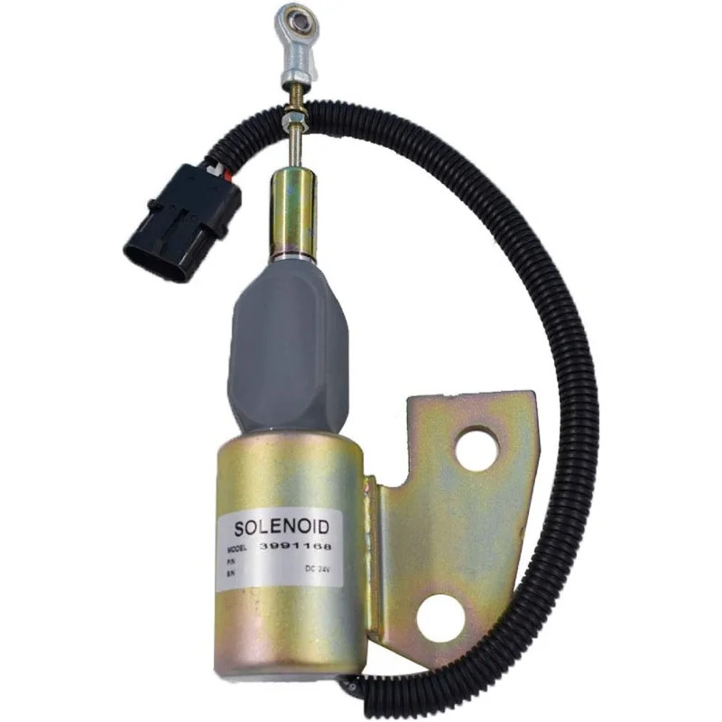 24V Stop Solenoid Valve 3991168 SA-4941-24 3964628 For Cummins 4BT 5.9L Engine