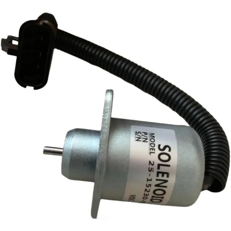 24V Stop Solenoid Fuel Shutoff Solenoid Valve 1503ES-24A5UC9S For Kubota