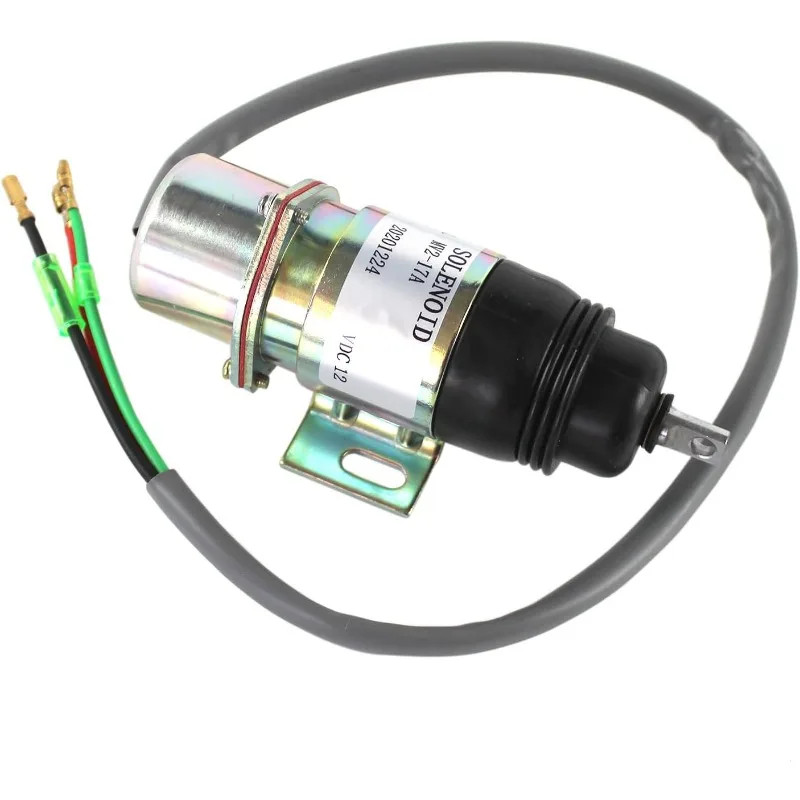 12V Fuel Shutoff Solenoid Valve MV2-17A For Isuzu 4JG1 4JG2 6BG1 6BB1 Engine