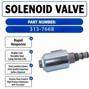 313-7668 24V Solenoid Valve For Caterpillar CAT AUTOGUIDNC Technology