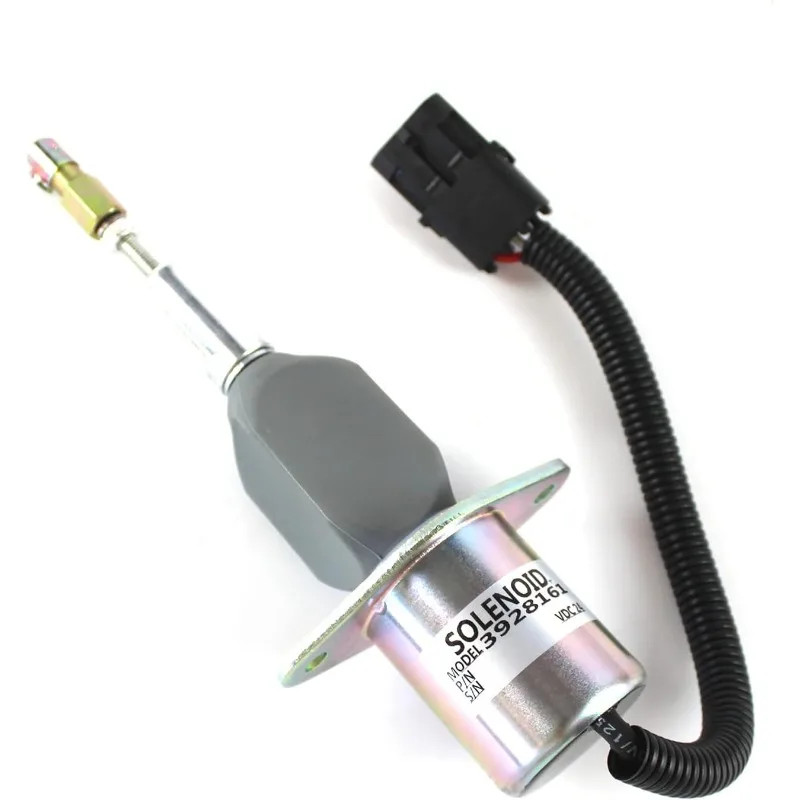 24V Fuel Shut Off Solenoid Valve SA-4293-24 3928160 3928161 For Cummins 6CT