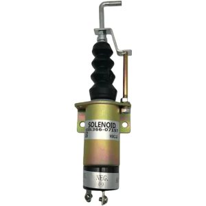 12V Fuel Shut Off Solenoid Valve 366-07197 For Lister Petter Engine