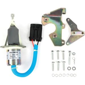 24V Fuel Stop Solenoid Valve SA-4981-24 For Cummins 5.9L Engine 1994-1998