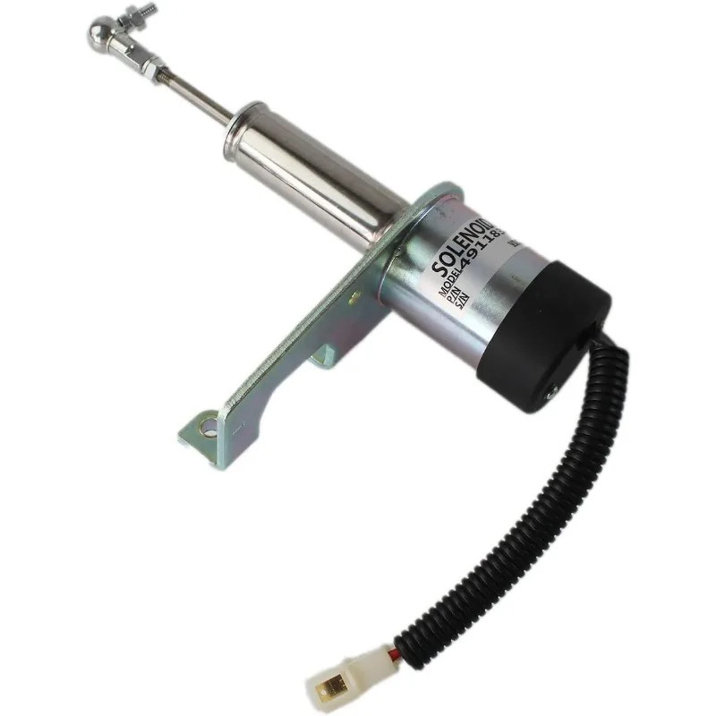 12V Stop Solenoid Fuel Shutoff Solenoid Valve 4911834 For Cummins Diesel Engine