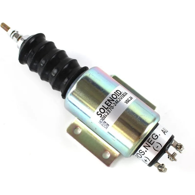 24V Stop Solenoid Fuel Shut Off Solenoid Valve 2370-24E2U1B2A For Cummins