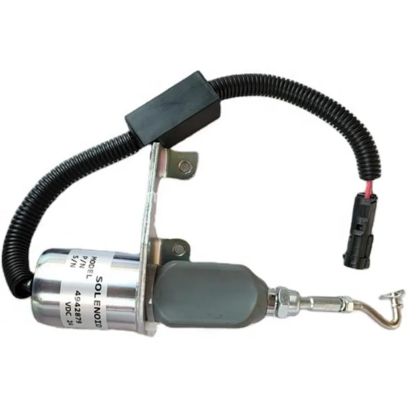 24V Stop Solenoid Fuel Shut off Solenoid Valve 4942879 For Cummins Engine