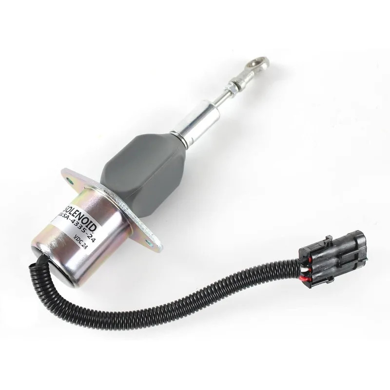 24V Fuel Shut Off Solenoid Valve 3930234 For Cummins 6CT 8.3L Engine