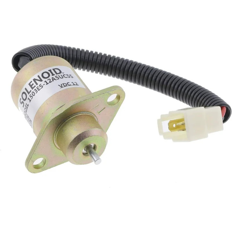 12V Fuel Shut Off Solenoid Valve 17454-60010 For Kubota BX22D F2560E F3060 V1505
