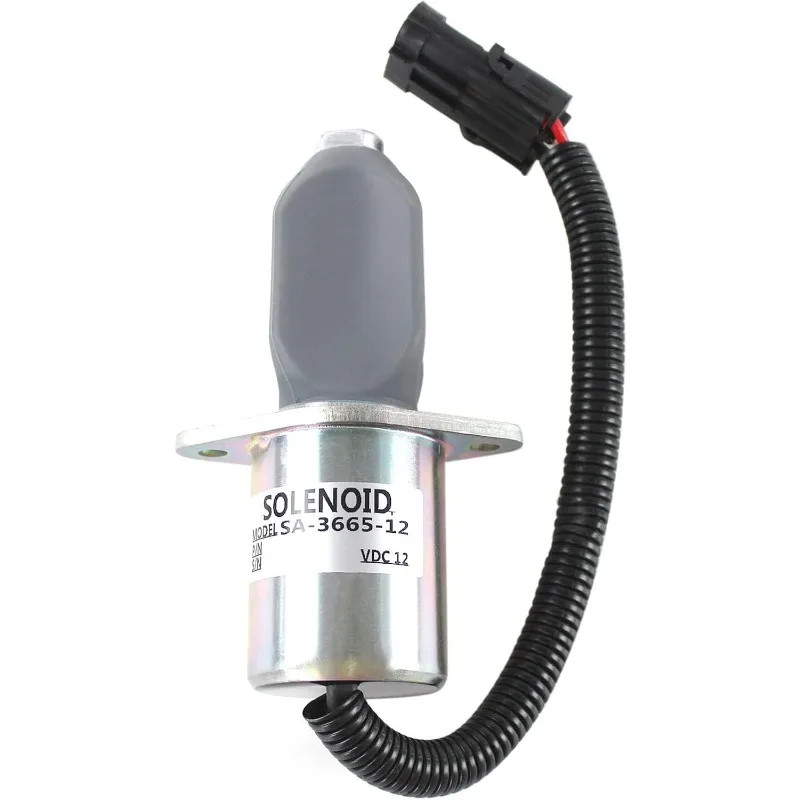 12V Fuel Shutoff Solenoid Valve 3919422 For Cummins 5.9L 8.3L Engine