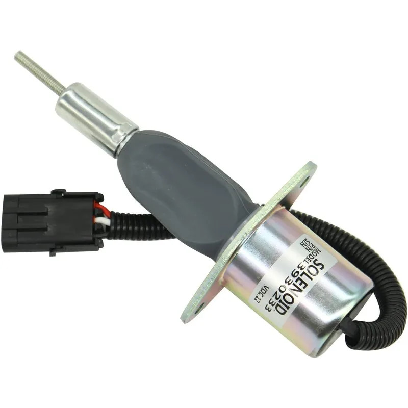 12V Stop Solenoid Fuel Shutdown Solenoid Valve 3930233 For Cummins Engine