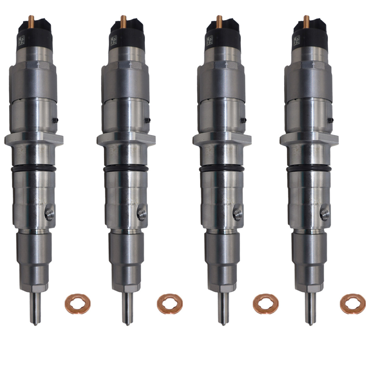 4PCS Fuel Injector 0445120305 For Komatsu SAA6D114E5 SAA6D114E-6 Engine