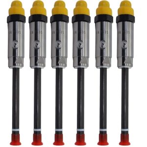 6PCS Fuel Injectors Set 129-1351 1291351 For Caterpillar CAT 3408C 3412C Engine