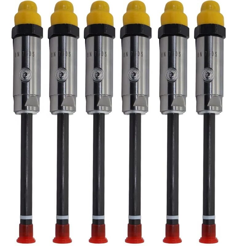 6PCS Fuel Injectors Set 129-1351 1291351 For Caterpillar CAT 3408C 3412C Engine