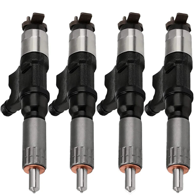 4PCS Fuel Injector 095000-0660 095000-0661 8-98284393-0 For Isuzu 4HK1 5.2L 6HK1