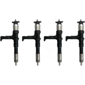 4PCS Fuel Injector 095000-6641 6251-11-3201 For Denso Komatsu 6D125 Engine