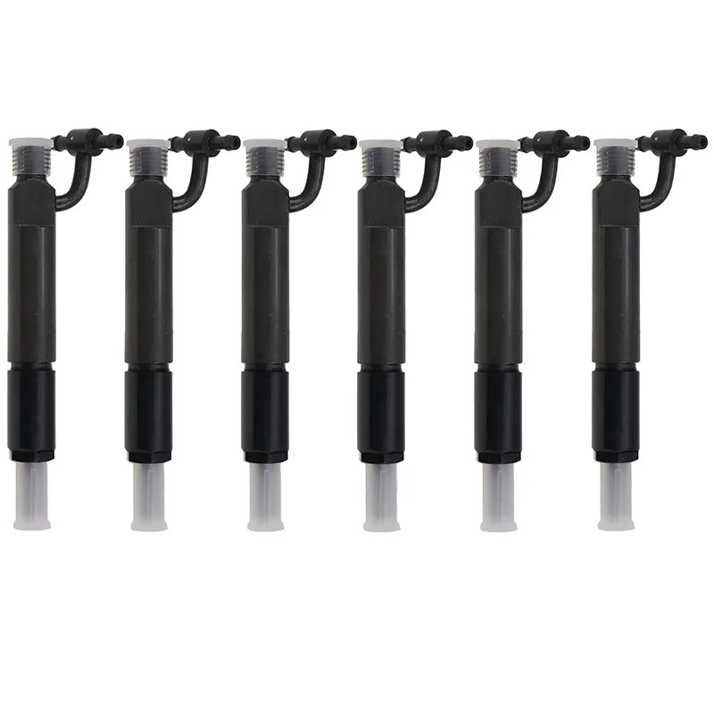 6PCS Fuel Injector 6202-13-3110 For Komatsu 4D95S-1 4D95LE-1 S4D95L-1 SA6D95L-1